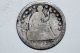 1853 - O Seated Liberty Silver Half 1/2 Dime That Grades About Good (shd498) Half Dimes photo 4