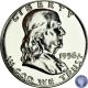 1958 Gem Proof Silver Franklin Half Dollar Cameo Usa Coin 881 Half Dollars photo 1