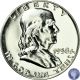 1958 Gem Proof Silver Franklin Half Dollar Cameo Usa Coin 881 Half Dollars photo 2