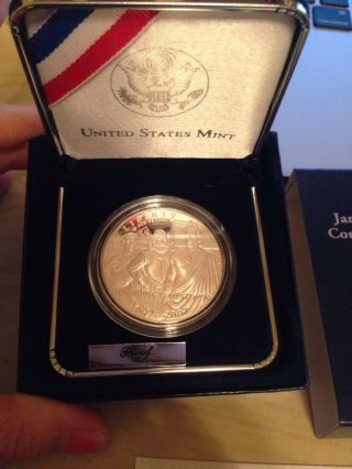 2007 Jamestown 400th Anniversary Commemorative Coin Proof Silver Dollar photo
