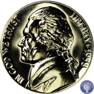 1958 Gem Proof Jefferson Nickel Us Rare Coin 6 photo