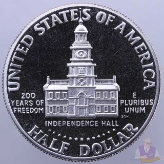 1976 S Kennedy Half Bicentennial Dollar Gem Deep Cameo Cn - Clad Proof Coin photo