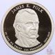 2009 S Presidential Dollar James K.  Polk Gem Deep Cameo Proof Dollars photo 7