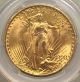 1908 $20 No Motto Saint - Gaudens Double Eagle Pcgs Ms65 Gold (Pre-1933) photo 2
