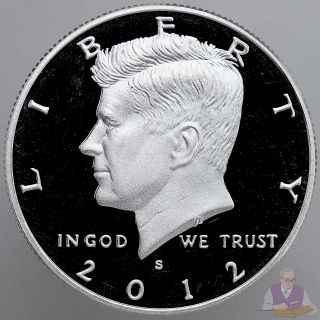 2012 S Kennedy Half Dollar Gem Deep Cameo Cn - Clad Proof Coin photo