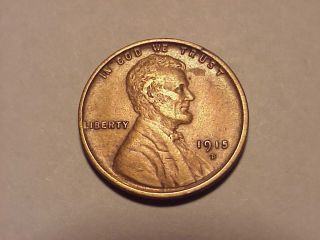 1915 D Lincoln Wheat Cent Vf,  /xf Details photo