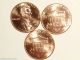 (3) 2014 - D 1c Partial Unplated Error Lincoln Shield Cents Gem Bu Coins: US photo 2