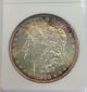 1878 Morgan Silver Dollar $1 7/8 Tf 7 Over 8 Small Anacs Ms62 Ms 62 Tr2745 Dollars photo 2