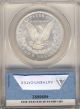 1879 Morgan Silver Dollar Graded By Anacs Ms - 62 Frosty Extra White Dollars photo 1