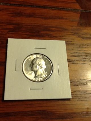 1936 P Washington Silver Quarter Bu Gem photo