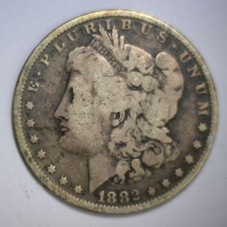 1882 O Morgan Silver Dollar Vg Orleans Issue photo