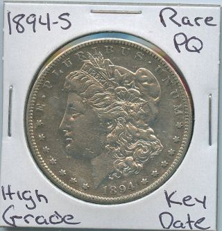 1894 - S Morgan Dollar Rare Key Date Us Pq Silver Coin photo