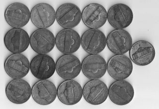 21 - War Nickels All 35 Silver - - Mixed Dates photo