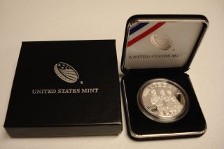 Low Mintage,  2014 Civil Rights Act Of 1964 Proof Silver Dollar photo