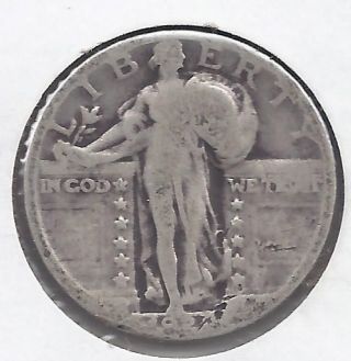 1929 - P Philadelphia Standing Liberty Silver Quarter Dollar, photo