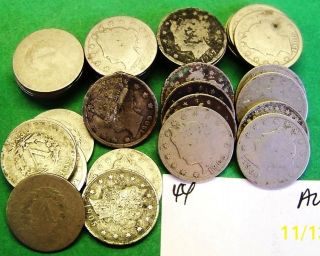 40 V Liberty Nickels All Dates Readable All 1900 ' S Low Grade (z44 photo