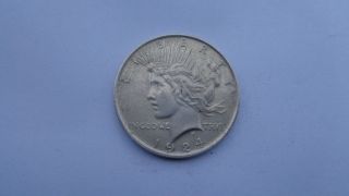 1924 Peace Silver Dollar Vg,  & Shiny ```3433 photo