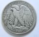 1943 - P U.  S.  Walking Liberty Silver Half Dollar Coin - Sharp - Full Breasts - 122997 Half Dollars photo 1