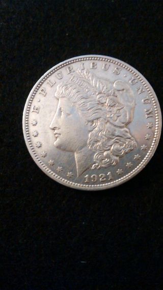 1921 - D Morgan Silver Dollar Au Coin photo