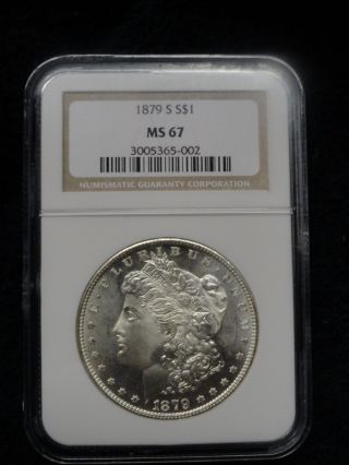 1879 S $1 U.  S.  Morgan Dollar Ngc (ms67 Pq Gem) San Francisco photo