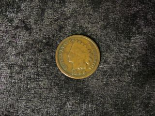 . 950 Copper 1896 Indian Head Cent Copper Penny Bullion Coin - Flip photo