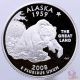 2008 S State Quarter Alaska Gem Proof Deep Cameo 90 Silver Us Coin Quarters photo 5