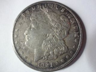 1921 - S $1 Morgan Silver Dollar photo