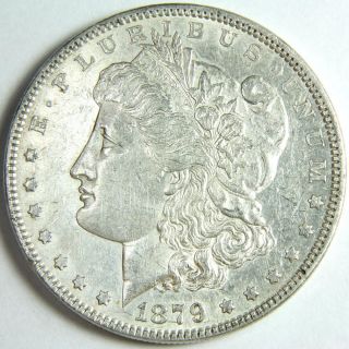 1879 P Morgan Silver Dollar Us Coin 7420 photo