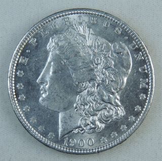 1900 - P $1 Morgan Silver Dollar - Au/bu photo