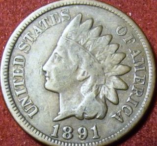1891 Indian Head Penny photo
