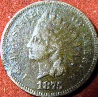 1875 Indian Head Penny photo
