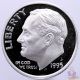 1995 S Roosevelt Dime Gem Deep Cameo 90 Silver Proof Us Coin Dimes photo 3