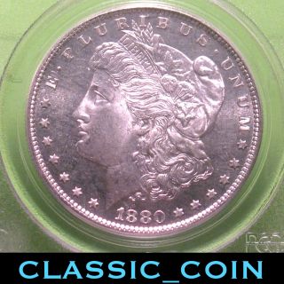 Steal It 1880 - S Morgan Silver Dollar $1 Pcgs Ms66pl Ogh White Great Eye Appeal photo