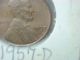 Lincoln Wheat Cent Error 1957 - D Double Date All Numbers Are Doubled Coins: US photo 3