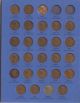 72 Different Lincoln Wheat Cents 1909 - 1940 Many Keys In Whitman 9004 Folder Small Cents photo 2