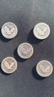 5 Standing Liberty Silver 25c Quarter Dollar Coin Quarters photo 1