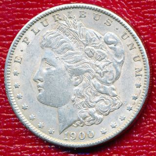 1900 Morgan Silver Dollar Lightly Circulated Coin photo