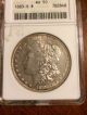 1883 S Morgan Silver Dollar Anacs Vf35 Dollars photo 2