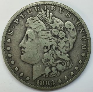 1883 P Morgan Silver Dollar photo