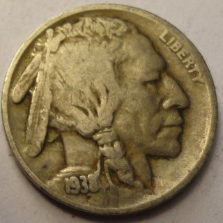 1938 - D Buffalo Nickel U55 photo