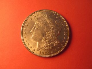 1921 Morgan Silver Dollar Uncirculated photo