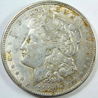 1921 D Morgan Silver Dollar Us Coin 7542 photo