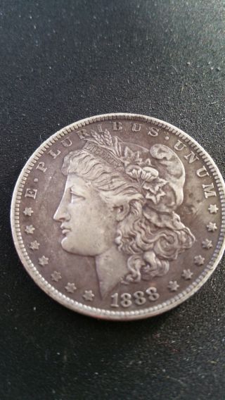 1888 Morgan Silver Dollar Us photo