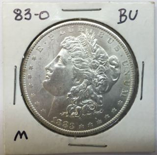1883 O Morgan Silver Dollar Bu photo