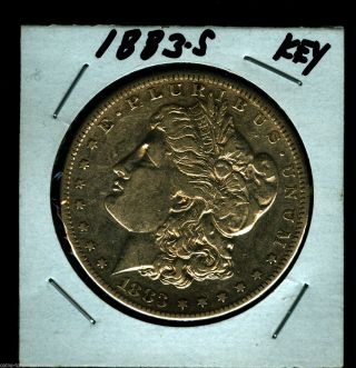 Key Date 1883 S Silver Morgan Dollar,  Key Date U.  S.  Coin C33 photo