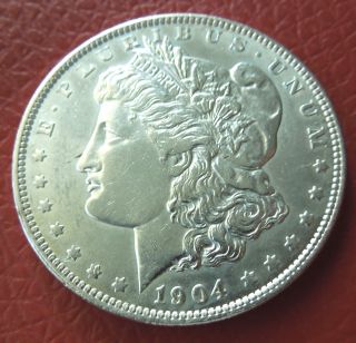1904 O Us Morgan Silver Dollar United States Coin Bu photo