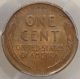 1917 - S Lincoln Cent,  Pcgs/cac Ms - 63bn,  Glossy Brown Coin,  Pq Small Cents photo 1