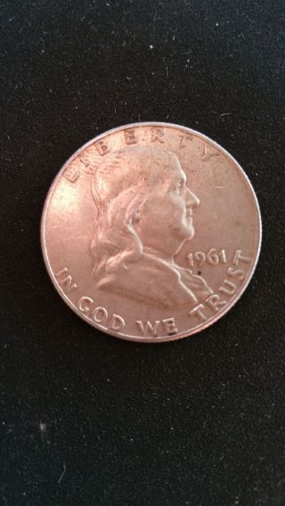 Circulated 1961d Franklin Half Dollar 90 Silver - Grade It Yourself photo