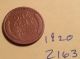 1920 Lincoln Cent Fine Detail Great Coin (2163) Wheat Back Penny Small Cents photo 1