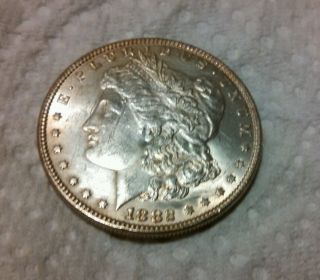 1882 $1 Morgan Silver Dollar, photo